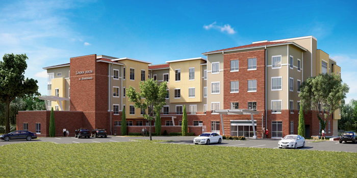 Linden House - Assisted Living at Branchlands exterior rendering