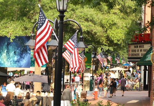 Charlottesville area attraction: Downtown Mall