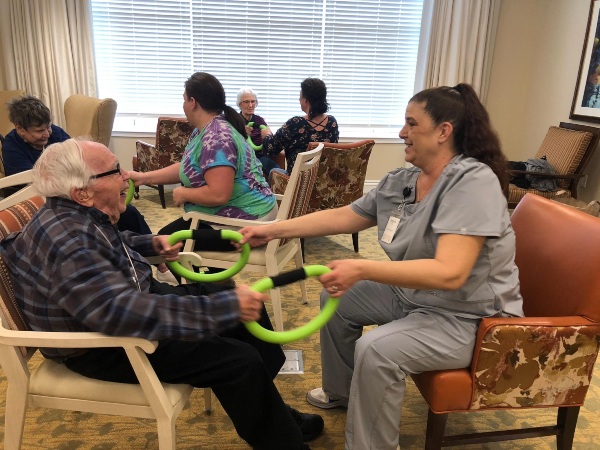 Gentle but active assisted living activity, Smovey