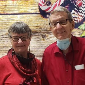 Senior living couple: Jim and Sue, Branchlands Senior Living couple