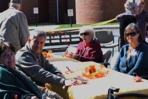 Group of Branchlands residents at Fall Festival