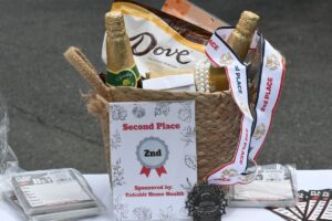 The Run for the Roses 3rd place prize basket