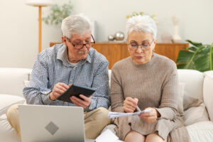 Senior couple Medicare planning