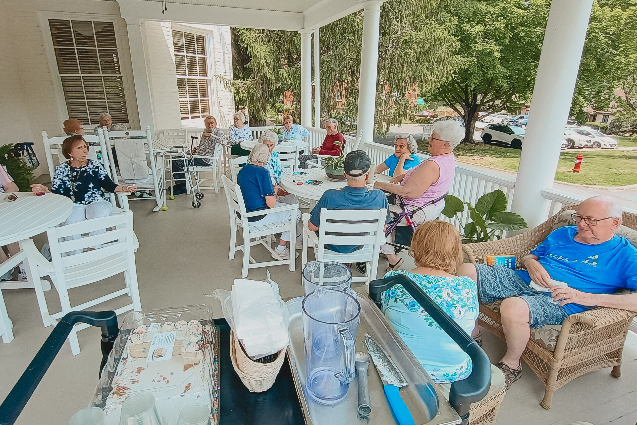 The Manor House front porch